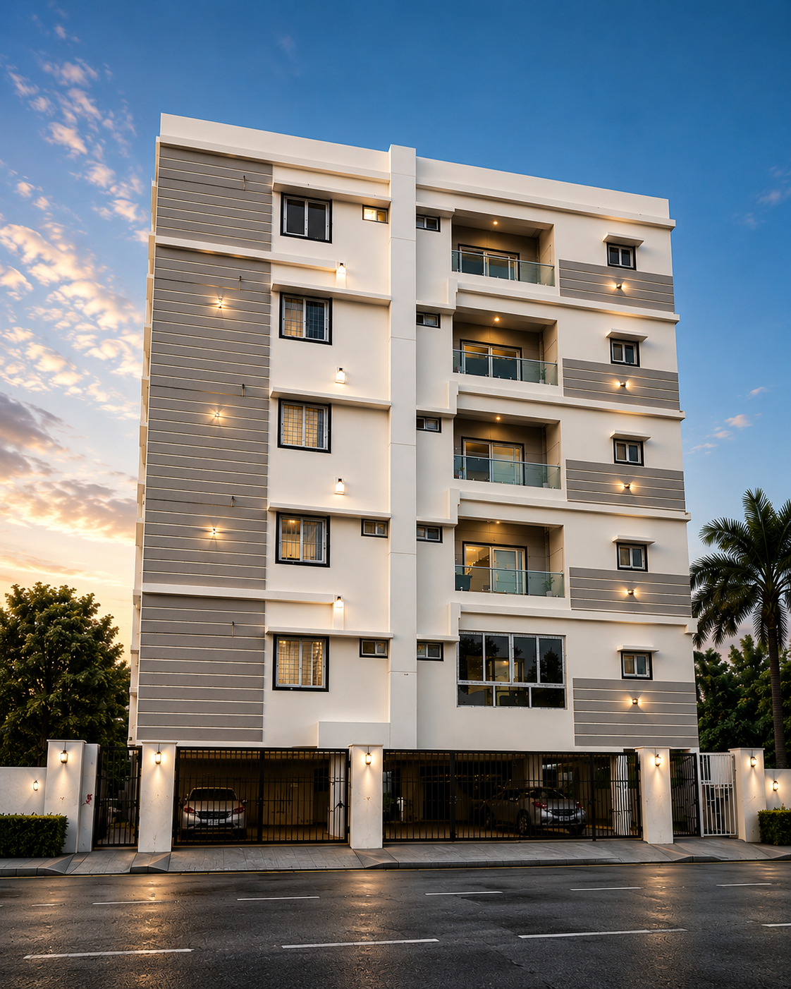 Hanu Towers Exterior View